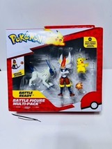 Pokemon Battle Pikachu Absol Cinderace Pirobut Figure Multipack New in Box - £14.06 GBP