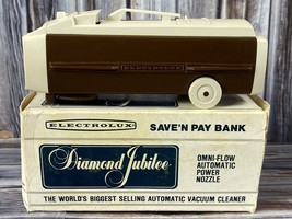 Vintage Electrolux Vacuum Cleaner Diamond Jubilee Coin Bank w/ Box (B) - $24.18