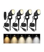 Icreating Led Remote Spot Lights For Outside 4 Pack With 2 Remotes NEW!!! - $54.32 CAD