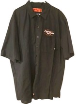 Dickies Short Sleeve Work Shirt Chi-town Old School Pinstripes Graphics 3XL - £16.64 GBP