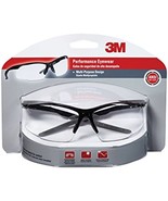 3M Performance Eyewear, Multi-Purpose Design, Black Frame, Clear Lens, 1... - £22.73 GBP