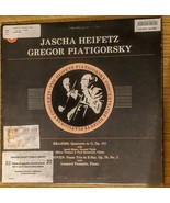 Heifetz/Piatigrosky Brahms Quintette, Beethoven trio, 1983 Vox Cum Laude... - $221.77 MXN