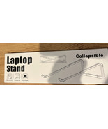Foldable Laptop Stand for Desk Portable Computer Stand Ergonomic Aluminu... - $32.99 CAD
