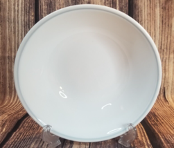 Corelle Serving Bowl Periwinkle Light Blue Band 8½&quot; Round Vintage - £10.37 GBP