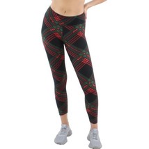 MSRP $18 Derek Heart Juniors Christmas Plaid Legging Size Small Black Multi - £9.19 GBP