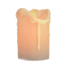 Waxless LED Candle Flameless Pillar 4 Inch Dripping Wax Effect - $30.49