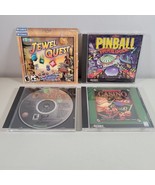 PC Video Game Lot Jewel Quest, Hoyle Classic Casino, 3-D Ultra Pinball, ... - $14.98