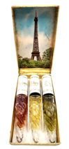 1960 Louis d&#39;Or Perfume Automne Ete Hiver 1/4 oz each Eiffel Tower Box V... - $28.91