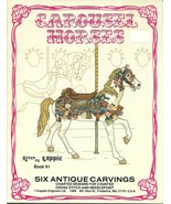 Carousel Horses Cross Stitch Pattern Book Kappie Originals No. 91 Merry ... - £5.57 GBP