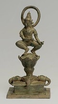 Ancien Java Style Majapahit Assis Bronze Devi Tara Statue -26cm / 10 &quot; - $1,099.51