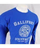 Gallifrey University Time Load Academy Men Blue Long Sleeve T Shirt Sz 2XL - £26.67 GBP