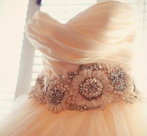 Primary image for Charming Blush Pink Wedding Dresses Tulle Sweetheart Bridal Dresses 