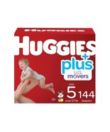 Huggies Plus Diapers, Size 5 (27+ Pounds), 144 Count - $60.94