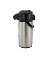 Winco Stainless Steel Lined Airpot, 3-Liter, Push Button - £78.31 GBP