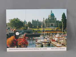 Vintage Postcard - Victoria Parliament Taken from Inner Harbor - Peacock Post - £11.99 GBP