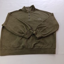 DAZY Women's Green 1/4 Zip Long Sleeve Oversized Pullover Sweater Size Medium image 9