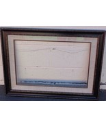 Beautiful Wooden Frame – Built-In Matte – GLASS INTACT – BEAUTIFUL DETAI... - $49.49