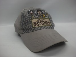 Disney Animal Kingdom Youth Hat Gray Hook Loop Baseball Cap - £11.59 GBP