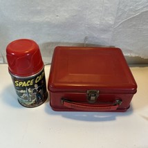 1952 Tom Corbett SPACE CADET THERMOS With Red Metal Lunchbox - $44.55