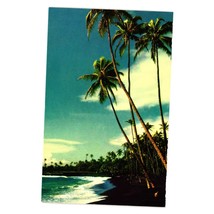 Vintage Nani Li&#39;I Hawaii Black Sands Beach Postcard Vacation Tourism Pal... - £7.18 GBP