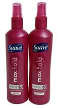 2X Suave Essentials Max Hold Hairspray 8 Unscented Non Aerosol 11 Oz. Each  - £23.59 GBP