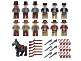SM Wild West Town Western Builder Movie Set Custom Minifigures  - $51.99