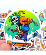 50 PCS Trendy Skateboard Sticker Pack, Skateboard Gift stickers, Skater ... - $216.03 MXN