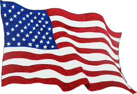 American Flag USA US United States America Decal Sticker Truck Car Bumper Window - £5.46 GBP+