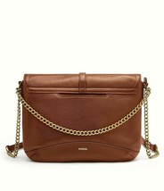 New Fossil Edelyn Crossbody bag Leather Medium Brown - £59.44 GBP