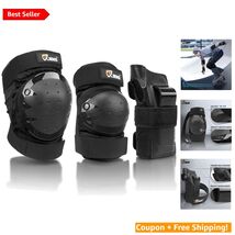 Adjustable Protection Gear for Skating: Knee, Elbow &amp; Wrist Guards for A... - $65.29