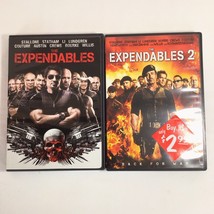 The Expendables &amp; The Expendables 2 DVD Stallone Willis Schwarzenegger Statham - £5.24 GBP