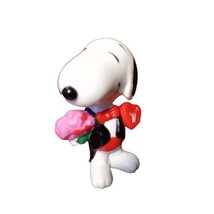 Vintage Valentine Peanuts Snoopy in Tuxedo Figure United Feature Syndica... - $12.16