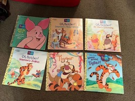 6 Golden Books - Disney Winnie the Pooh Children&#39;s Books 1997 Softback - £8.52 GBP
