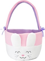  Bunny Easter Basket with Handle Ideal for Baby&#39;s 1st Easter Toddlers B - £30.17 GBP