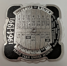 Vintage Perpetual Pocket Calendar 1964-1991 Bankers Life Company Anderso... - $9.89