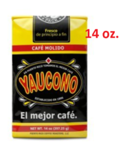 CAFE YAUCONO, CAFE MOLIDO-GROUND COFFEE 14oz. - $14.09