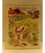 Vintage Golden Press Farm Animals Board Puzzle 13 pc 80-4A - $18.46 CAD