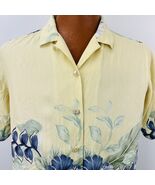 Tommy Bahama Womens Hawaiian Aloha S Shirt Hibiscus Flower Tropical - $37.49