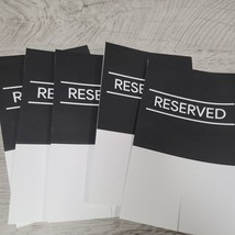 Reserved Table Signs 15 Pack  Table Tent Place Cards for Weddings Parties - $9.95