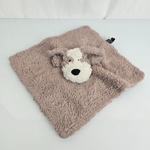 Manhattan Kids Tan &amp; White Soft Furry Puppy Dog Security Blanket/ Lovey - $235.97 MXN