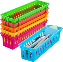 12 Pack Plastic Storage Baskets Tray, Stackable, 10.25 X 3.25 X 2.5 Inch... - $820.51 MXN
