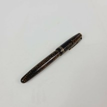Antique/Vintage Parker "Vacumatic" Fountain Pen Black/Gold Celluloid - £257.75 GBP