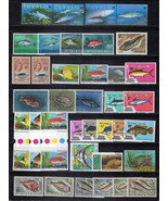 Fish Stamp Collection All MNH Marine Life Sharks Marlin ZAYIX 0324S0061 - £13.58 GBP