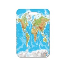 Map of the World Bag Pendant - $9.90