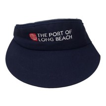 Vintage Port Of Los Angeles LA Visor Hat Cap Container Shipping Navy Blu... - $16.70