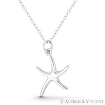 Starfish Sealife Animal Charm .925 Sterling Silver Pendant Boho Beachbum Jewelry - £16.03 GBP+