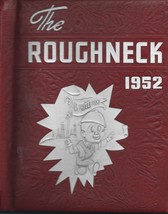 1951-52 Roughneck Yearbook-White Oak HS-Longview, TX-Signed - $380.72 MXN