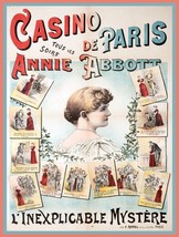 7958.Decorative Poster.Home room design decor.Paris Casino Annie Abbott show - $16.20+