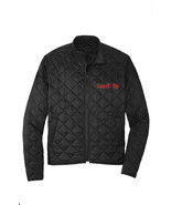 Black Quilted Full-Zip Jacket - £87.39 GBP+
