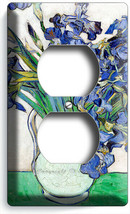 Vincent Van Gogh Irises Vase Flowers Impressionism Art Outlet Plates Room Decor - $9.29